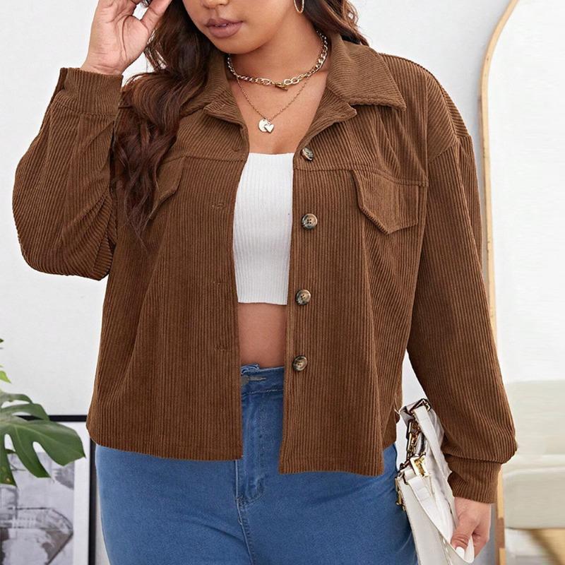 

Zippered Casual Women s Winter Coat XXXL темно-коричневого кольору