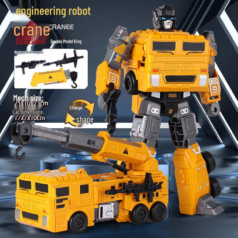 Kirin King Transforming Mecha Car: Large-Scale Educational Robot Toy for Kids