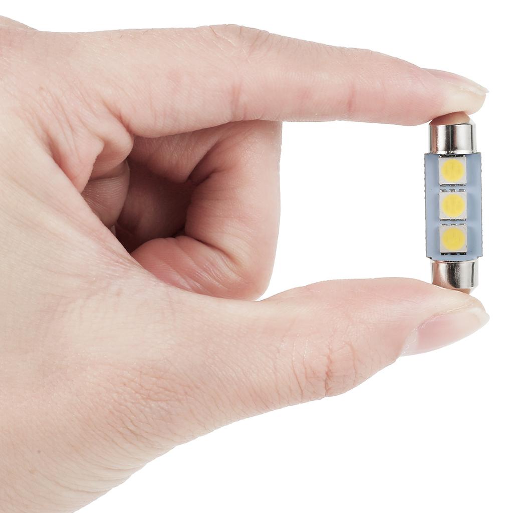 42 STÜCK LED Auto Glühbirne Innenraumlicht T10 6000K SMD Ersatzglühbirnen für Zubehör Xenon Weiß Kennzeichenbeleuchtung