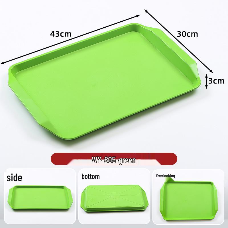Non-Slip Rectangular Burger Tray for Restaurants