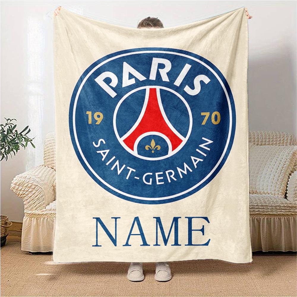 Custom Name Bayern Munich Crest blanket for Couch & Bed, Plush Cozy Fuzzy Blanket Super Soft & Warm Blankets for Fall and Winter. 0908228