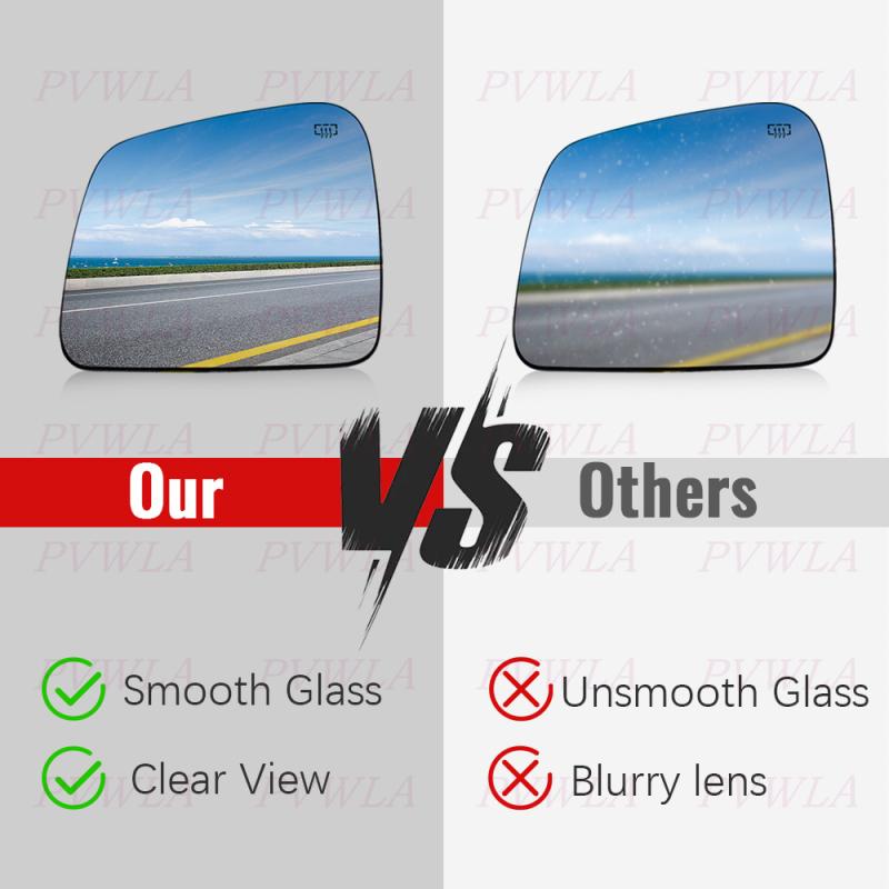 Heated Lens For Dodge Durango 2014 2015 2016 2017 2018 Rearview Mirror Glass Car Accessories 68092053AB CH1325129