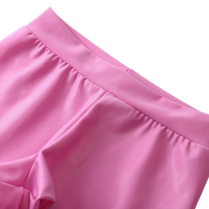 Kids Girls' Dance Shorts Ballet Gymnastics High-Rise Elastic Solid Dancing Boyshort Performance Safety Short Pants
