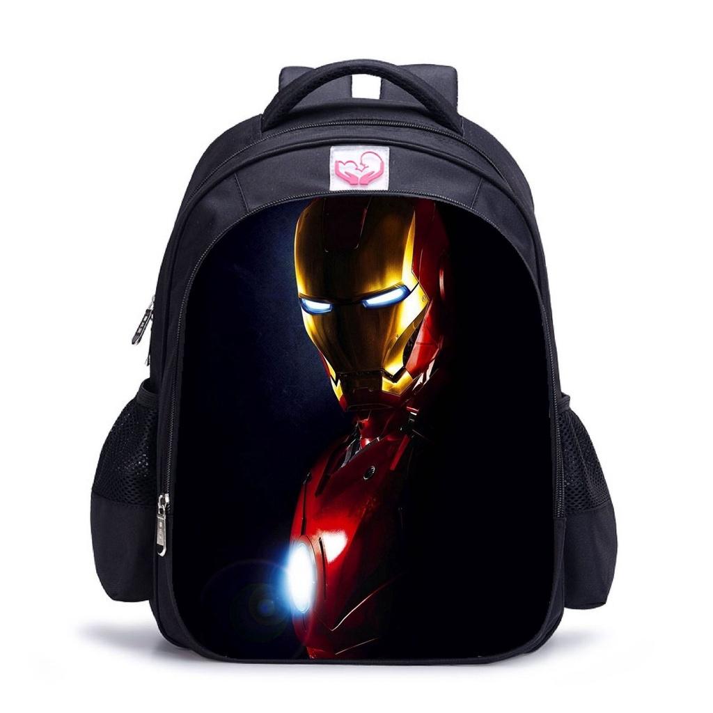 Marvel Iron Man Waterproof Backpack Large Capacity Schoolbag For Kids