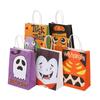 6pcs Halloween Theme Gift Paper Packaging Bag Reusable Eco-friendly Party Goodie Bag Creative Gift Bag Party Favor Supplies