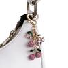 Unique Cherrys Love Lock Keychain Charm Elegant Designs Key Holder Accessory Portable for Fashionable Individuals