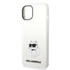 Karl Lagerfeld KLHMP14MSNCHBCH iPhone 14 Plus / 15 Plus 6.7" hardcase biały/white Silicone Choupette MagSafe