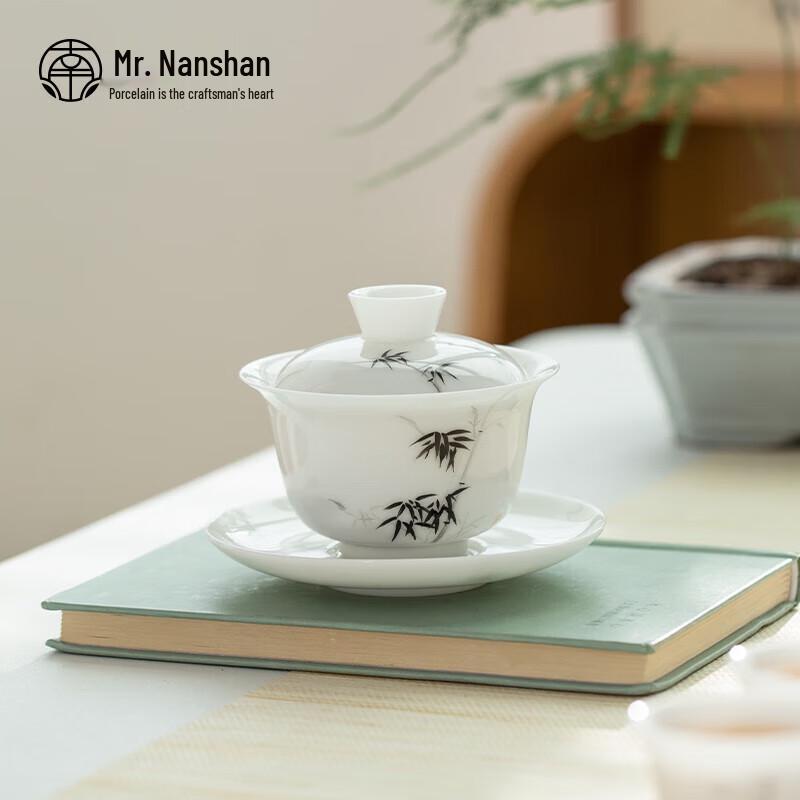Nanshan Mister Ceramic Sancai Gaiwan Teacup
