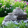 Personalized Angel Cat Memorial Statue Resin Pet Sculpture with Angel Wings for Garden Outdoor Tombstone Marker Emotional Gifts