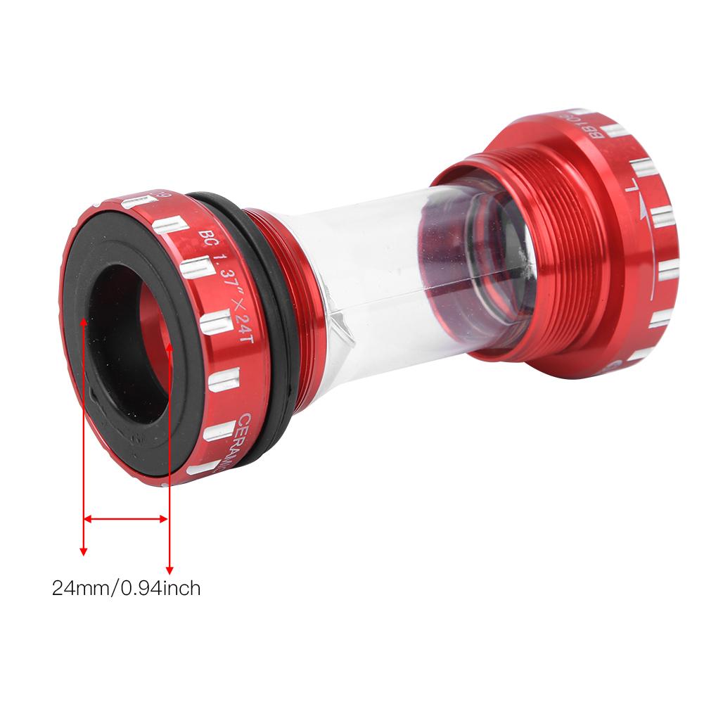 ZTTO Alloy Bike BB109 Ceramics Integrated Screw In Bearings Thread Bottom Bracket Bicycle