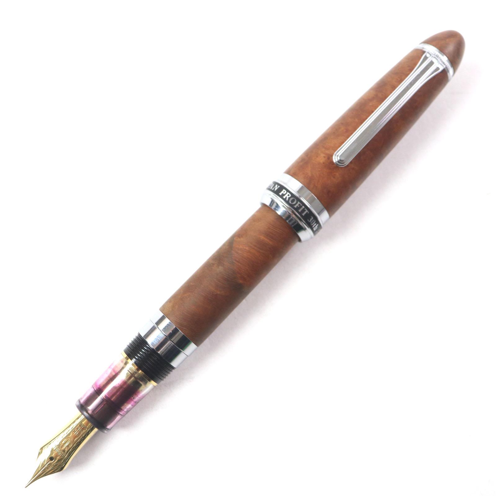 

Great SAILOR fountain pen PROFIT Plot 30th Anniversary Briar 0151/1000 Brownsilver 21K Used