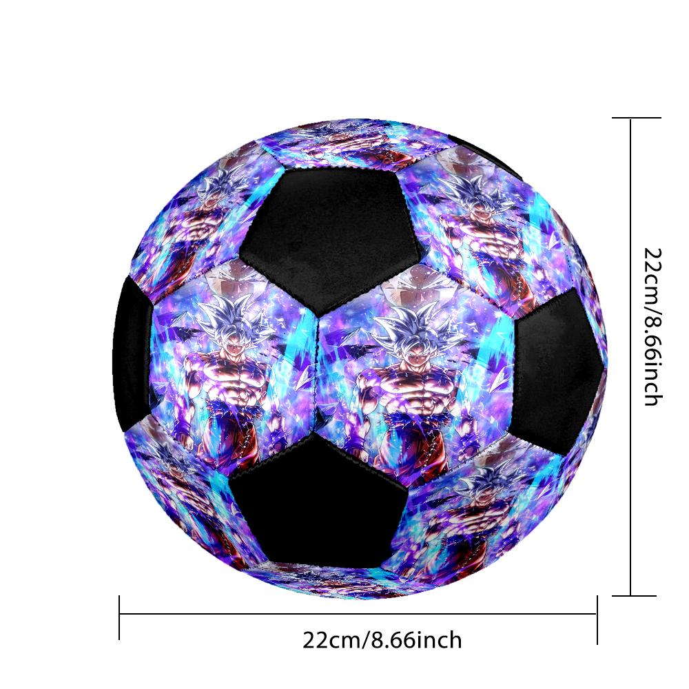 Dragon Ball Indoor Soccer Ball Colorful Machine Stitched PVC Size 5 Team Training Competition Ready Durable High-Bounce Cool Sports Gift