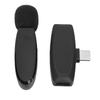 Wireless Lavalier Microphone Noise Cancelling 2.4GHz Omnidirectional Lapel Mic for Video Recording L