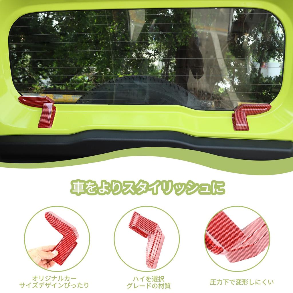 Heckscheibenentfroster-Abdeckung für Suzuki Jimny JB64 JB74 [ABS-Material]