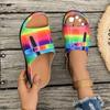 2025 Sommer Neue Übergröße Damen Sandalen mit dicker Sohle Schnallen-Dekoration Leichte Bequeme Sandalen