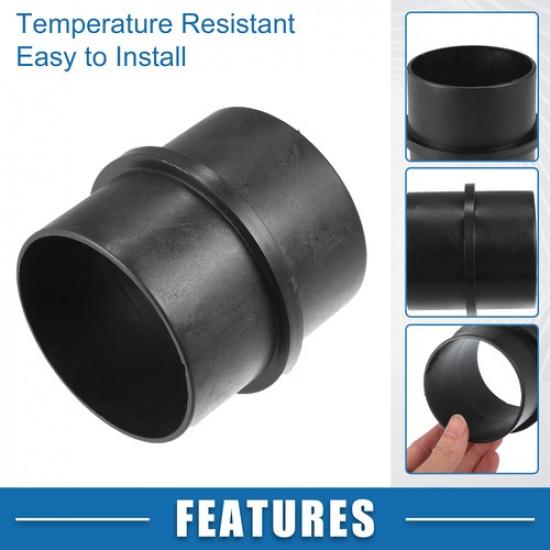 Universeller 75mm Außendurchmesser Auto-Luftkanal-Verbinder Gerades Verbindungsrohr Packung mit 2