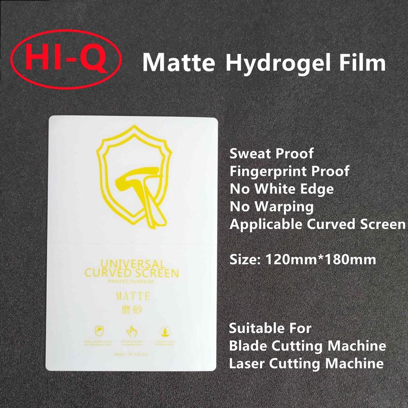 50pcs TPU Flexible Hydrogel Film Mechanic Sheet Curved Screen Protector HD Blue Matte Privacy For Any Cutting Machine Plottter