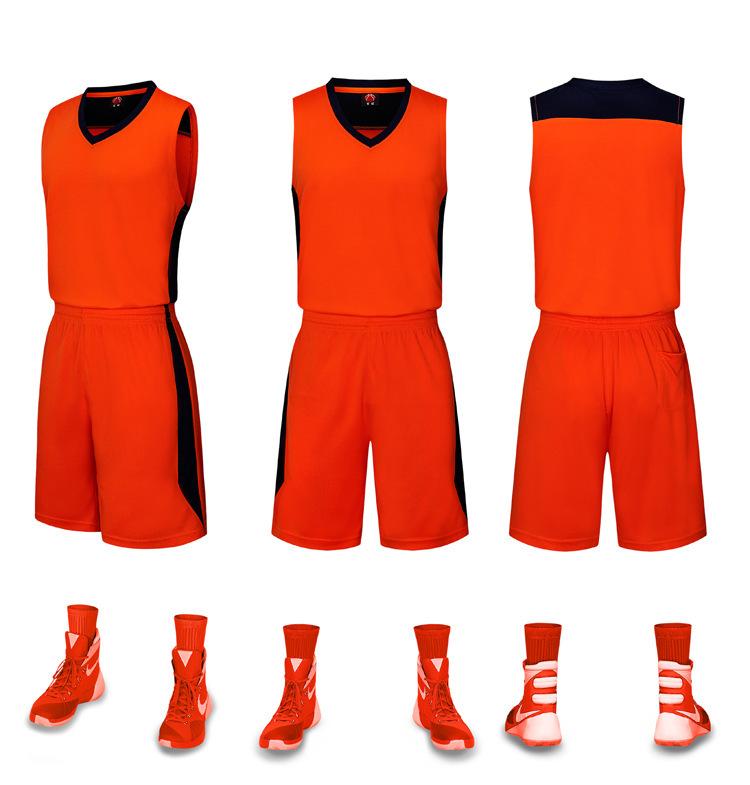 Wholesale college basketball suit, children's sports game training suit, basketball suit vest, children's jersey