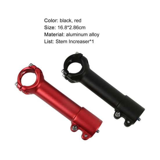 Bike Fork Stem Extender Anti-oxidation Corrosive Resistant Fitment Perfectly Bicycle Handlebar Raiser Head Up Adapter for Mountain Bike