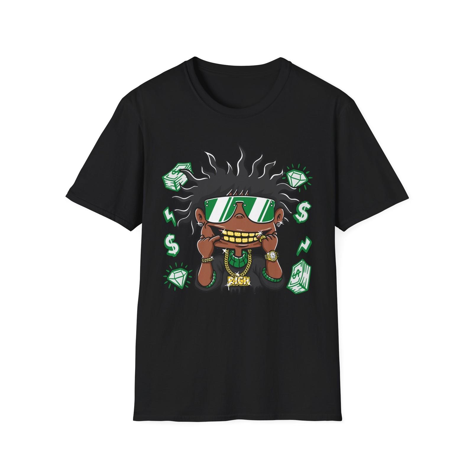 RICH RICH | Money Shirt | Adult Clothes | Teen Shirt | Trending | Birthday Gift XXXXL