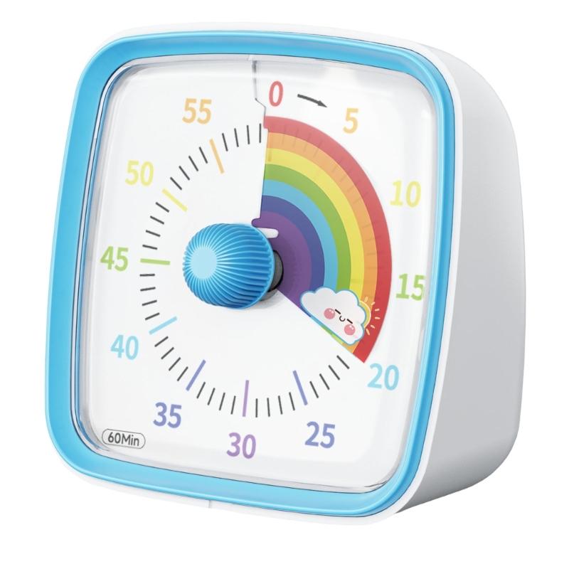Easy Carry  Timers with Slowly  Disappear Dials & Quiet  Operation Quiet  Pomodoros Clock Plastic for Home & Classroom Use