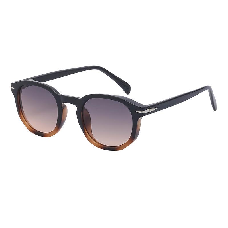 Trendy Retro Round Polarized Sunglasses for Men and Women - Stylish Small Frame Sun Protection
