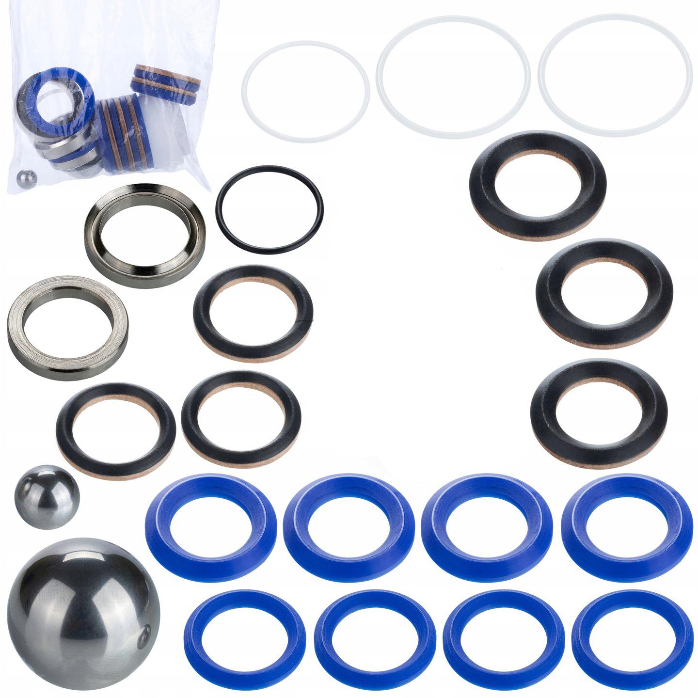 

Zenthril Zestaw Naprawczy do Agregatu Malarskiego – Uszczelki i Kulki | Kompatybilny z Apex B, Fusion Q, Ultra C | Regeneracja Pompy