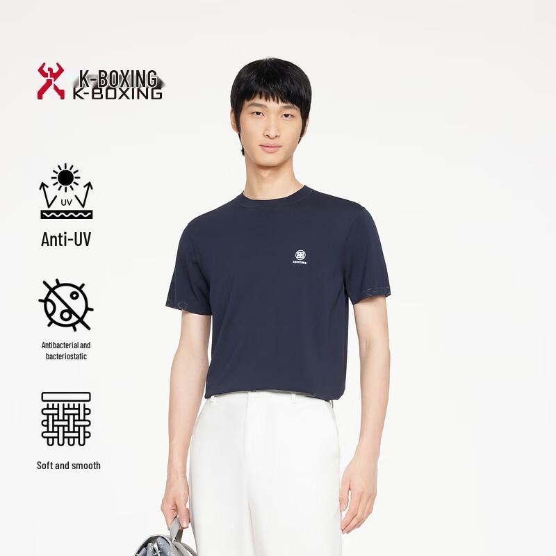 K-Boxing Men s 5A Antibacterial UV Protection Casual Short Sleeve T-shirt XL