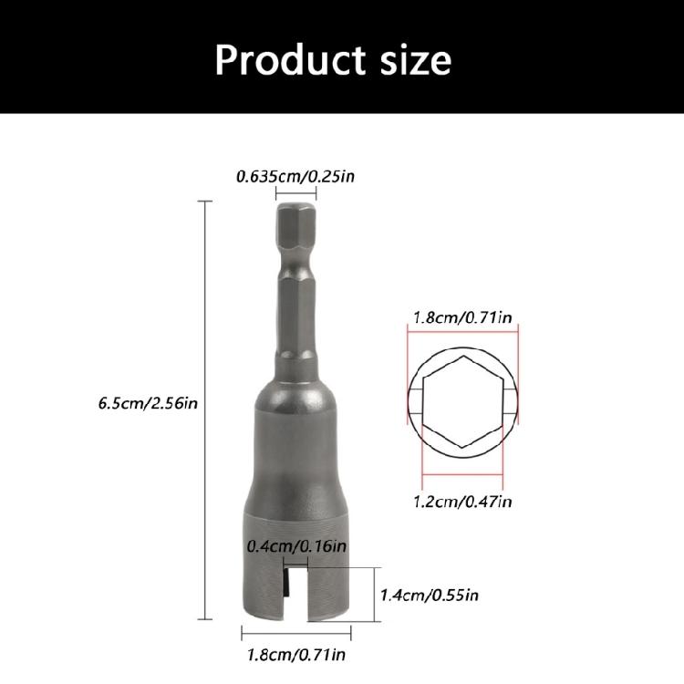 Butterfly Screws Bolt Socket Wrench Hex Shank Drill Adapter Wing Nut Driver For Power Tool Electric Screwdriver