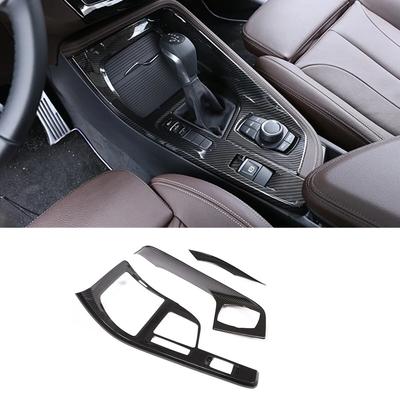 Araba Merkezi Kontrol Vites Paneli Kapağı Multimedya Panel Çerçevesi Yan Döşeme Dekorasyon Koruma BMW X1 F48 X2 F47 2016-2022 İçin Uygun