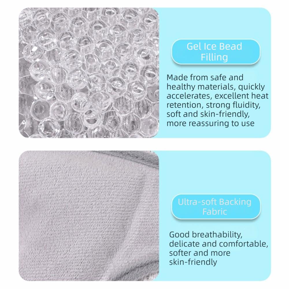 Heat Therapy Cold Eye Packs Reusable Ice Gel Pack Cold Compress Face Mask  Relieves Eye Strain