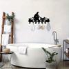 Iron Wall Hook Animal Shape Key Holder Organizer for Home Decor Entryway Kitchen