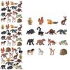 Pvc Wildlife Animal Models For Birthday Cake Decorations And Home Nature Decor