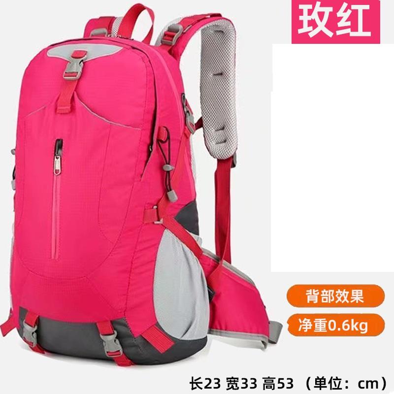 Outdoor Travel Hiking Backpack 25-35L Rainproof Nylon Camping Rucksack Bag