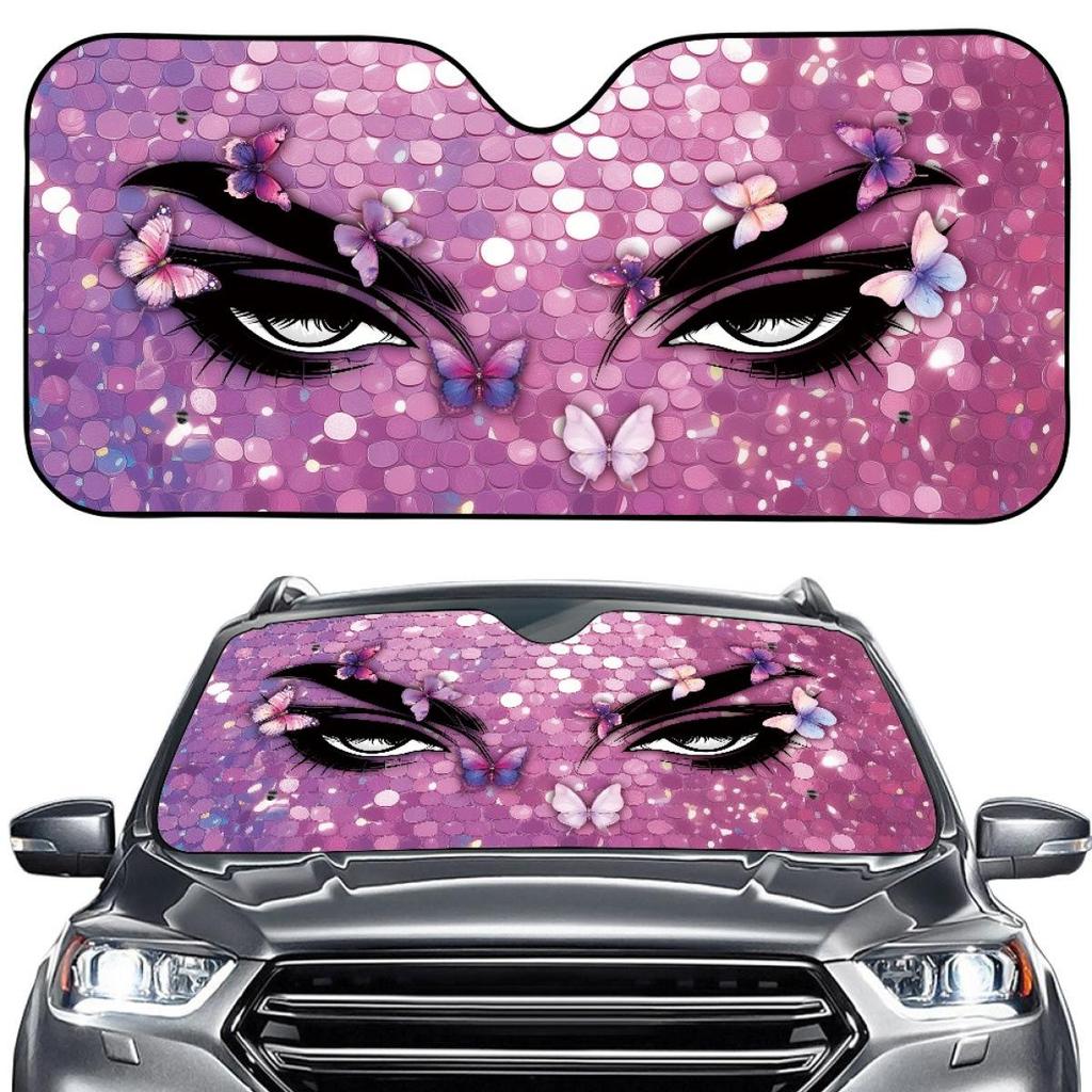 Universal Customizable One-Piece Car Windshield Sunshade