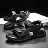 Men's Sandals 2024 New Velcro Summer Wear Non-slip and Wear-resistant Outdoor Driving Dual-purpose Sports Beach Shoes