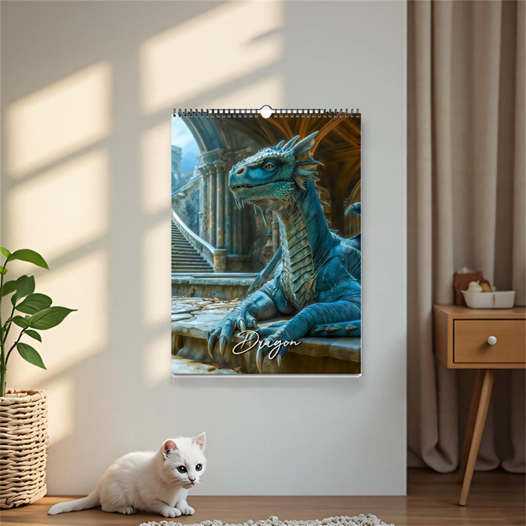 Dragon Wall Calendar– Illustrations With Holidays