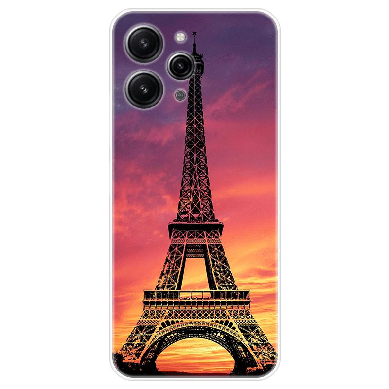 Para xiaomi redmi 12 redmi12 4g caso macio silicone capa traseira dos desenhos animados caso de telefone criatividade