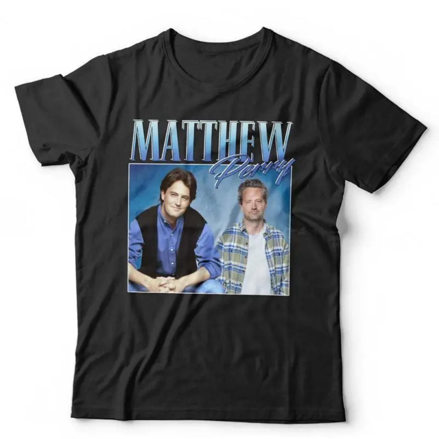 

Matthew Perry Appreciation T Shirt Kids Homage Throwback Stag Hen Do S чёрный