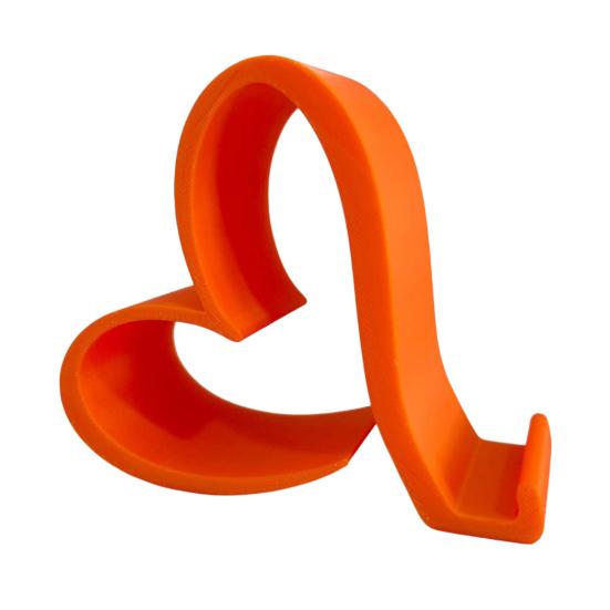 Herzförmige Handyhalterung Niedlicher 3D-gedruckter Handy-Ständer für Smartphones Tablets Kindles Romantischer Schreibtisch-Herz-Handyhalter für Büro Nachttisch