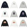 RHUDE Classic Printed Hoodie Loose Fit Men Women Fall Winter Streetwear
