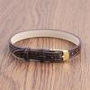 Bracciale a Catena in Vera Pelle Multicolore alla Moda Cintura di Cuoio Rame Regolabile Fatto a Mano DIY Accessori 8mm 10mm Cinturino per Orologio Ultra-sottile