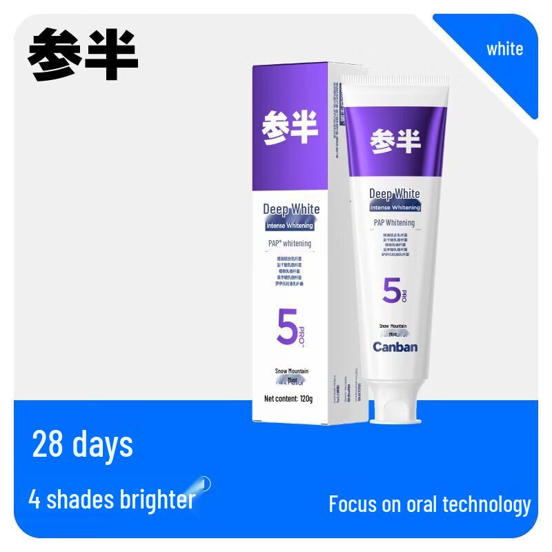 

Can Ban Deep Whitening Pro5 Toothpaste 120g