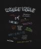 WACKY WILLY Kitsch Graphic Short Sleeve T-Shirt Black