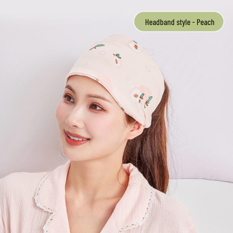 Windproof Cotton Postpartum Headscarf & Hat for Spring/Summer – Maternity & Pregnant Women's Essential