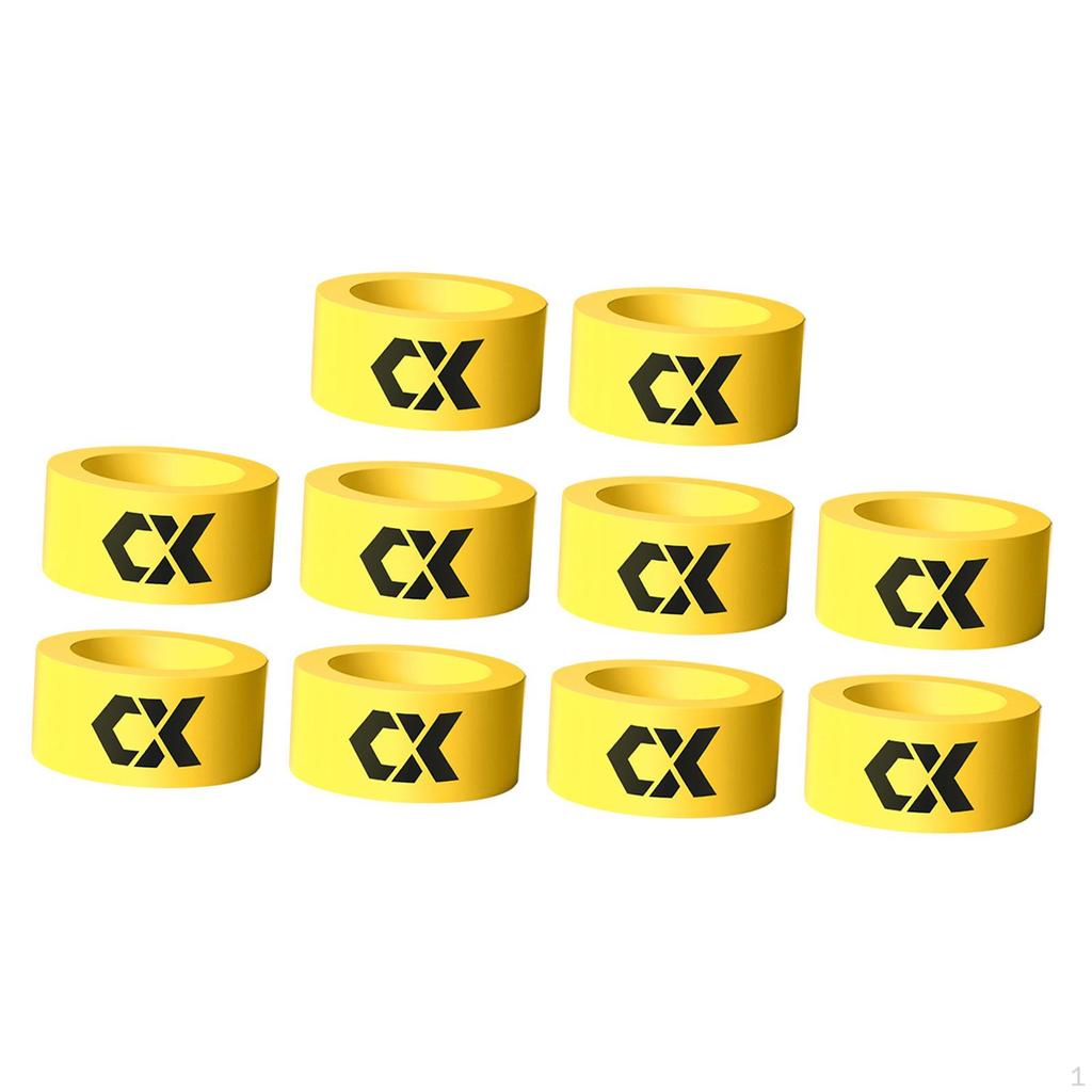 10 Stycken Fiske O-ringar Spö Halkfria Tacklar Tillbehör Bärbara