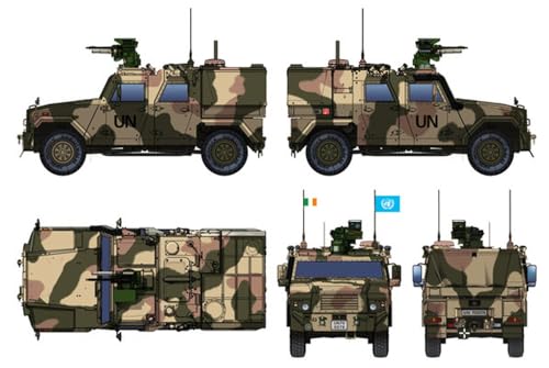Das Werk 1/35 Scale German Eagle 4 EKT/FuPers Light Armored Transport Vehicle, 2013, 2-in-1 Plastic Model Kit USCDW35039