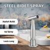 Modern Style 304 Stainless Steel Handheld Bidet Sprayer Set Easy Portable Shattaf for Bathroom Toilet Classic Style