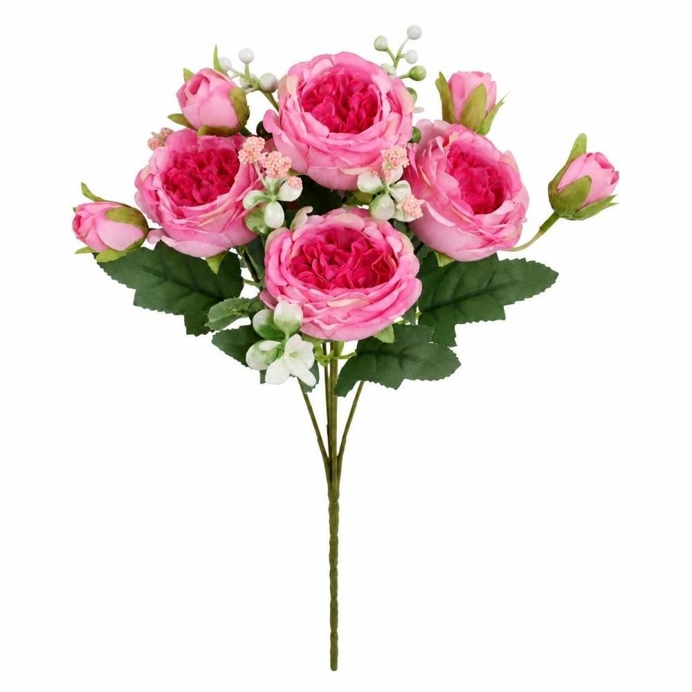 Realistic Touch Artificial Flowers Long Stem Fake Roses Home Wedding Bridal
