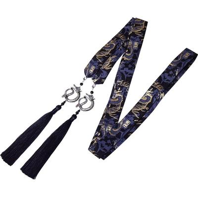Touw Doek Kraan Draak Kwast Lint Oude Hoofdband Hanfu Haaraccessoires Oude Stijl Haarband Chinese Stijl Hoofddeksel